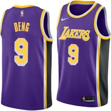 Los Angeles Lakers #9 Luol Deng Jersey -Purple