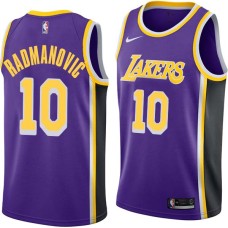 Los Angeles Lakers #10 Vladimir Radmanovic Jersey -Purple