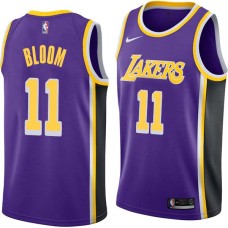 Los Angeles Lakers #11 Mike Bloom Jersey -Purple