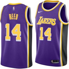 Los Angeles Lakers #14 Hub Reed Jersey -Purple