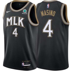 Atlanta Hawks #4 Al Masino Jersey -Black 2020-21 City