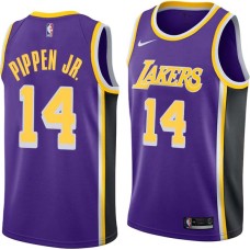 Los Angeles Lakers #14 Scotty Pippen Jr Jersey -Purple