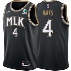 Atlanta Hawks #4 Skylar Mays Jersey -Black 2020-21 City