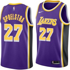 Los Angeles Lakers #27 Art Spoelstra Jersey -Purple