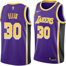 Los Angeles Lakers #30 Boo Ellis Jersey -Purple