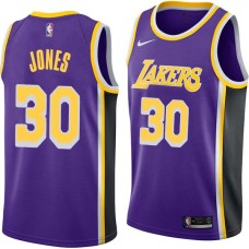 Los Angeles Lakers #30 Damian Jones Jersey -Purple