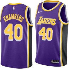 Los Angeles Lakers #40 Jerry Chambers Jersey -Purple