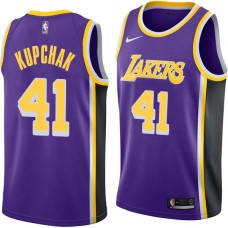 Los Angeles Lakers #41 Mitch Kupchak Jersey -Purple