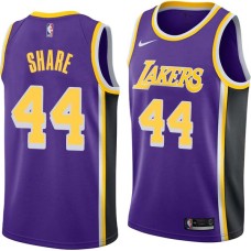 Los Angeles Lakers #44 Chuck Share Jersey -Purple