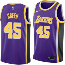 Los Angeles Lakers #45 AC Green Jersey -Purple