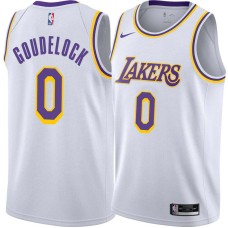 Los Angeles Lakers #0 Andrew Goudelock Jersey -White