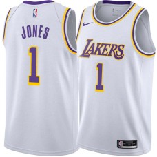 Los Angeles Lakers #1 Earl Jones Jersey -White