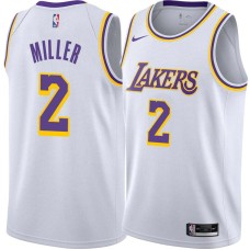 Los Angeles Lakers #2 Anthony Miller Jersey -White