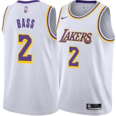 Los Angeles Lakers #2 Brandon Bass Jersey -White