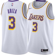 Los Angeles Lakers #3 Trevor Ariza Jersey -White