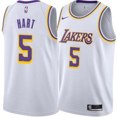 Los Angeles Lakers #5 Josh Hart Jersey -White