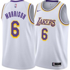 Los Angeles Lakers #6 Adam Morrison Jersey -White