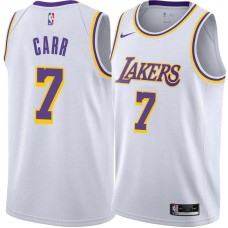 Los Angeles Lakers #7 Kenny Carr Jersey -White