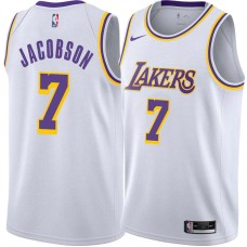 Los Angeles Lakers #7 Sam Jacobson Jersey -White