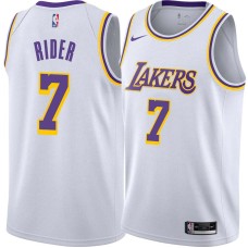 Los Angeles Lakers #7 Isaiah Rider Jersey -White