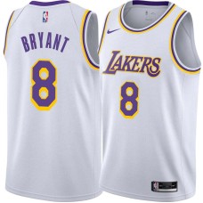 Los Angeles Lakers #8 Kobe Bryant Jersey -White