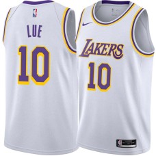 Los Angeles Lakers #10 Tyronn Lue Jersey -White