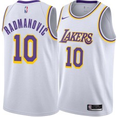 Los Angeles Lakers #10 Vladimir Radmanovic Jersey -White