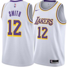 Los Angeles Lakers #12 Don Smith Jersey -White