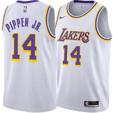 Los Angeles Lakers #14 Scotty Pippen Jr Jersey -White