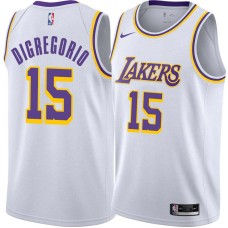 Los Angeles Lakers #15 Ernie DiGregorio Jersey -White