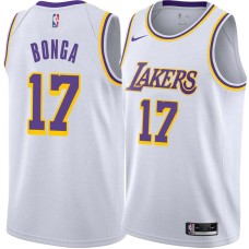 Los Angeles Lakers #17 Isaac Bonga Jersey -White