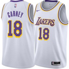 Los Angeles Lakers #18 Bob Carney Jersey -White