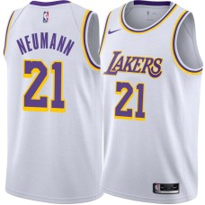 Los Angeles Lakers #21 Johnny Neumann Jersey -White