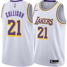 Los Angeles Lakers #21 Darren Collison Jersey -White