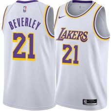 Los Angeles Lakers #21 Patrick Beverley Jersey -White