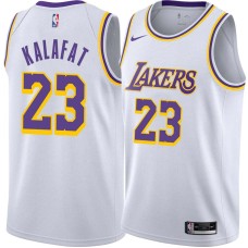 Los Angeles Lakers #23 Ed Kalafat Jersey -White