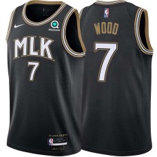 Atlanta Hawks #7 Al Wood Jersey -Black 2020-21 City