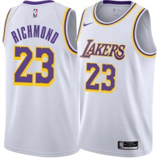 Los Angeles Lakers #23 Mitch Richmond Jersey -White