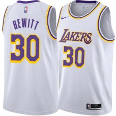 Los Angeles Lakers #30 Bill Hewitt Jersey -White