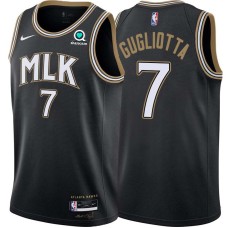Atlanta Hawks #7 Tom Gugliotta Jersey -Black 2020-21 City