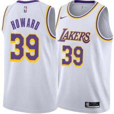 Los Angeles Lakers #39 Dwight Howard Jersey -White