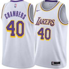 Los Angeles Lakers #40 Jerry Chambers Jersey -White