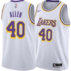 Los Angeles Lakers #40 Lucius Allen Jersey -White