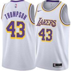 Los Angeles Lakers #43 Mychal Thompson Jersey -White