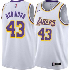 Los Angeles Lakers #43 Cliff Robinson Jersey -White