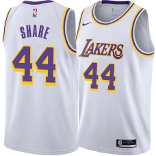 Los Angeles Lakers #44 Chuck Share Jersey -White