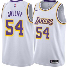 Los Angeles Lakers #54 Howie Jolliff Jersey -White