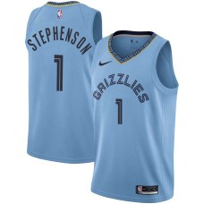 Memphis Grizzlies #1 Lance Stephenson Jersey -Beale Street Light Blue