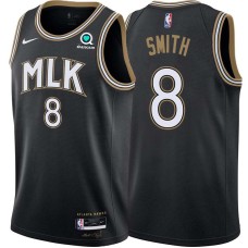 Atlanta Hawks #8 Steve Smith Jersey -Black 2020-21 City