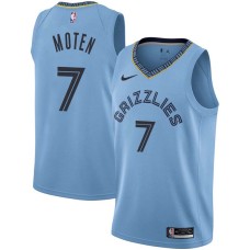 Memphis Grizzlies #7 Lawrence Moten Jersey -Beale Street Light Blue